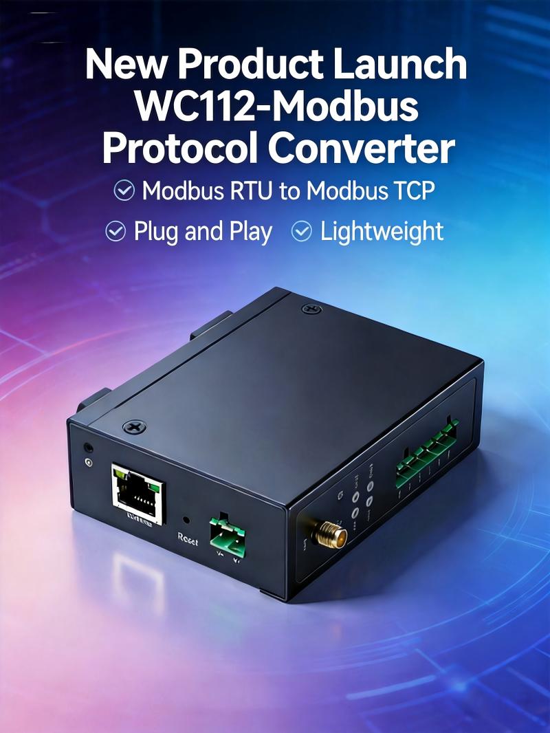 New Product Launch | WideIOT WC112 - Lightweight Modbus Protocol Converter Released