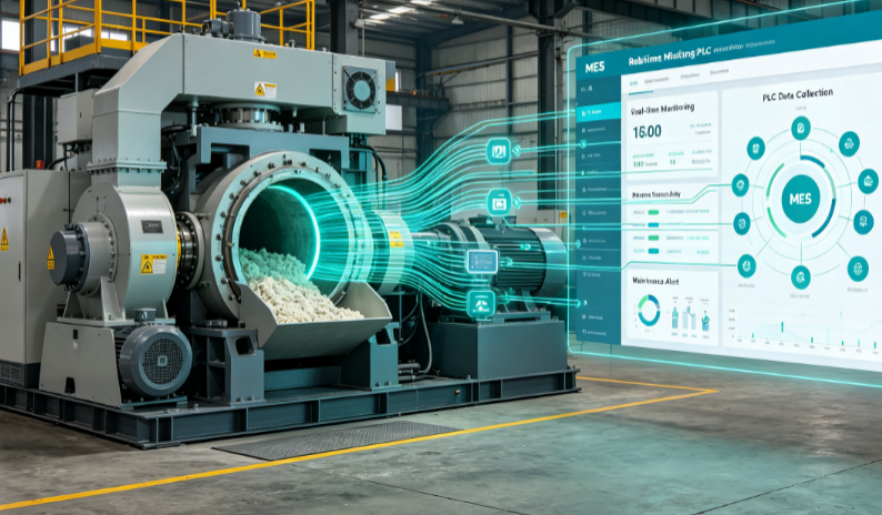 Digital Upgrade Solution for Rubber Mixing Workshops: PLC Data Collection & MES Integration for Internal Mixers